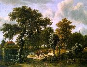 Meindert Hobbema The Travelers Germany oil painting reproduction